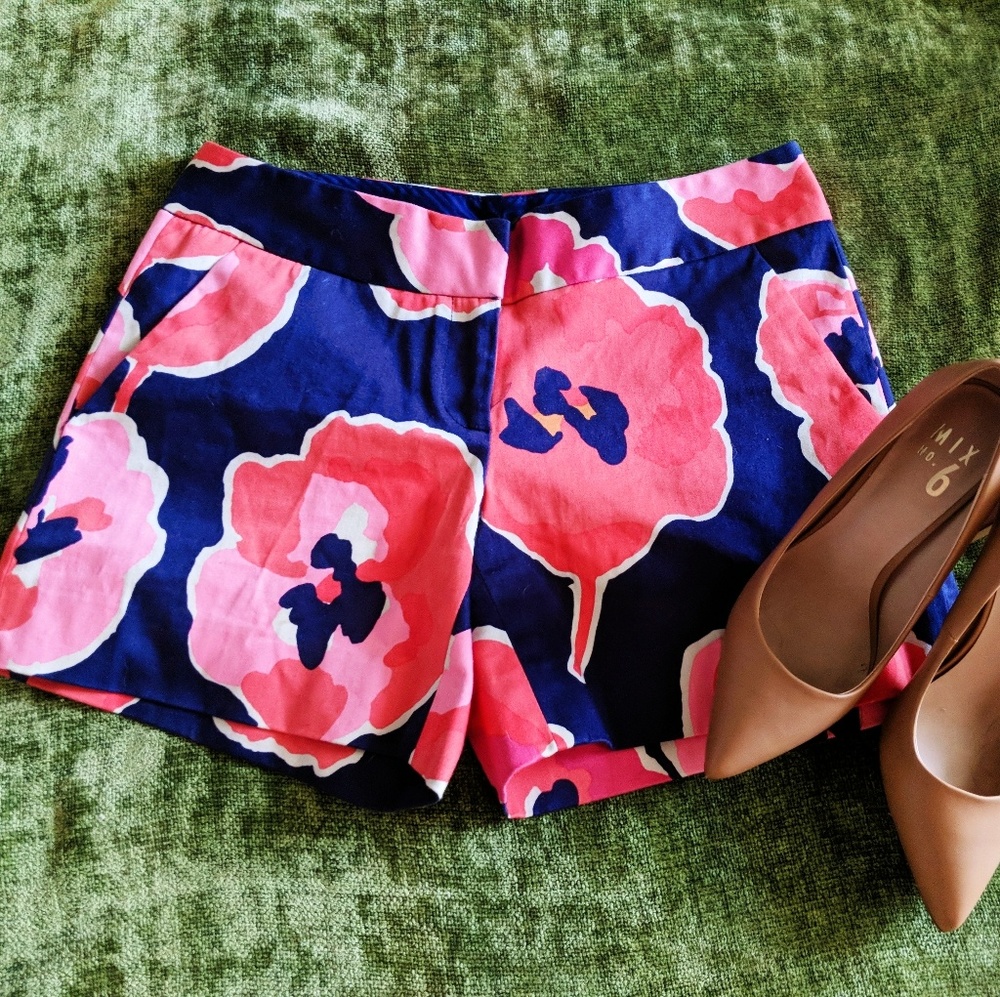 Gorgeous navy and floral shorts